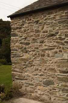 lime pointed wall near Seathwaite