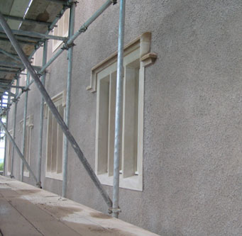 lime rendered and rough dashed house in nw Cumbria