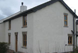 lime rendered, dashed and limewashed house