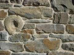 stonework and pointing at Otter's Holt, near Tiverton