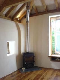limewashed walls tinted with natural pigments