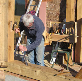 Barry at work