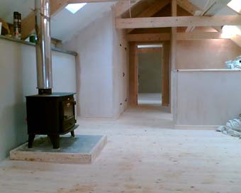 new softwood floorboards