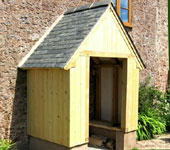 cladded oak frame porch